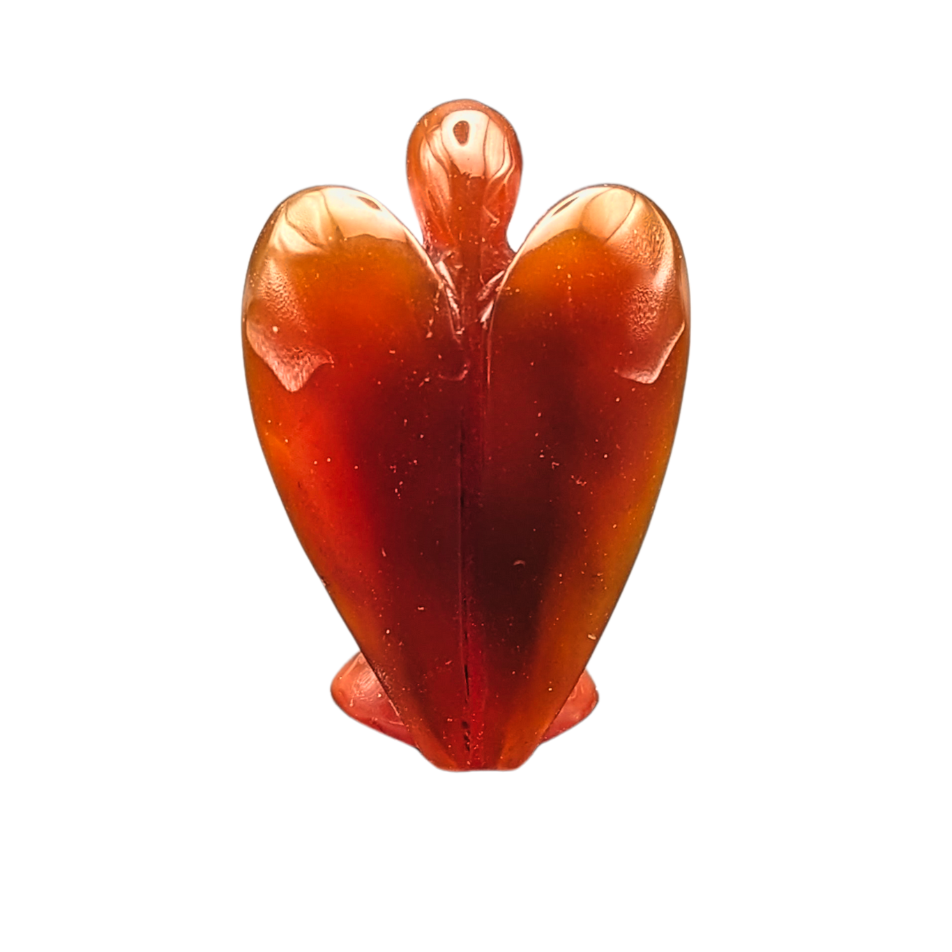 Engel der Balance: roter Achat