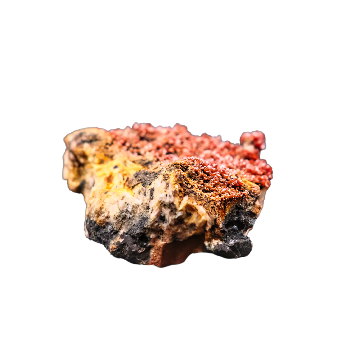 Vanadinit aus Marokko - Strahlende Energie in Kristallform