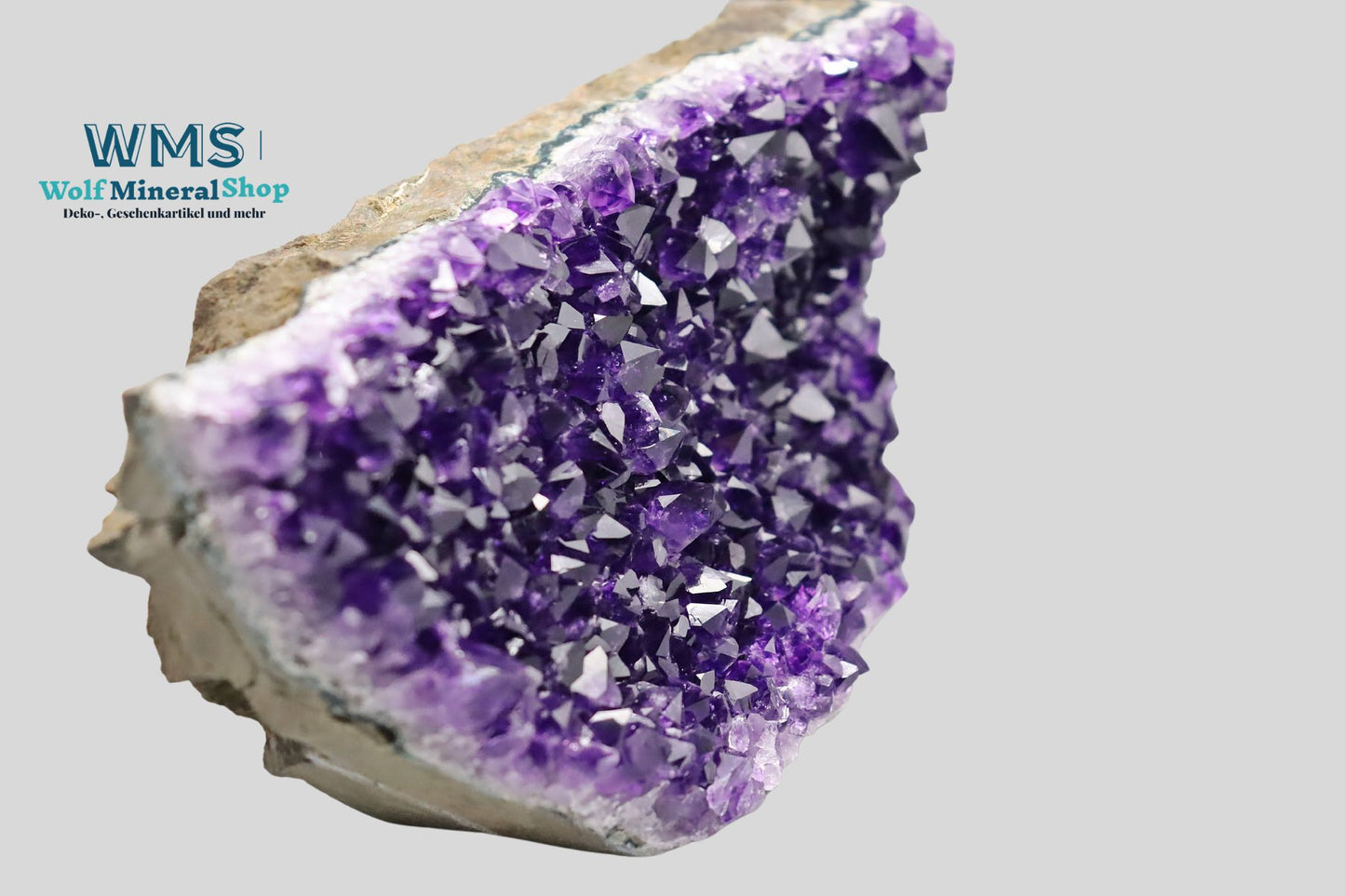 Druse des Selbstvertrauen: Amethyst aus Uruguay