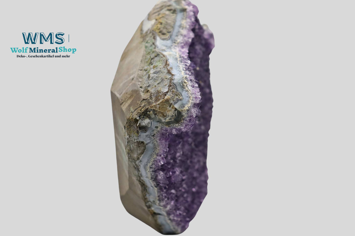 Druse des Selbstvertrauen: Amethyst aus Uruguay