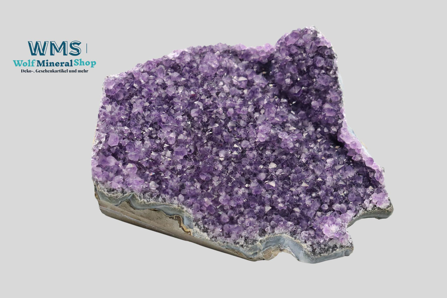 Druse des Selbstvertrauen: Amethyst aus Uruguay