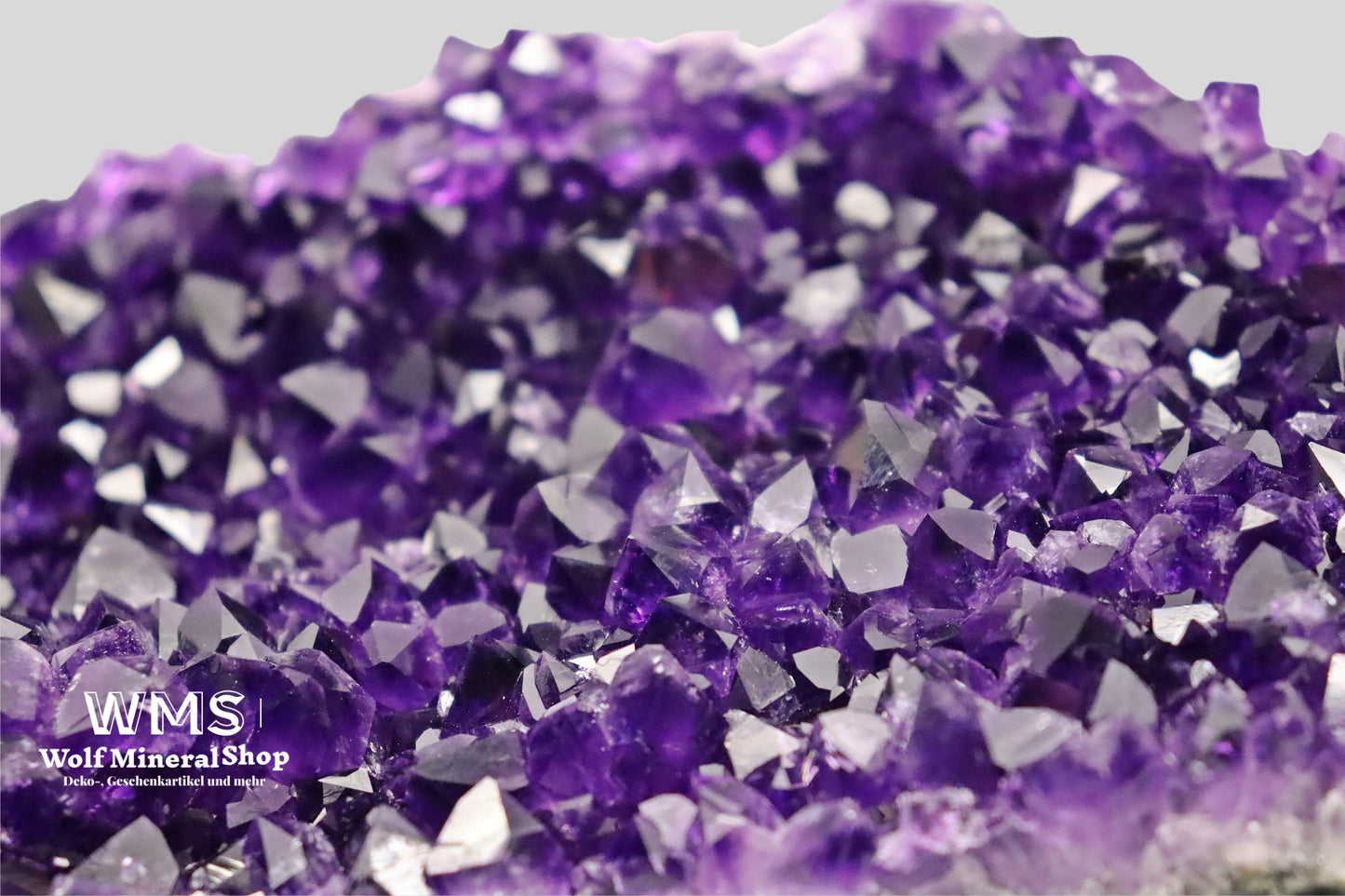 Druse des Selbstvertrauen: Amethyst aus Uruguay