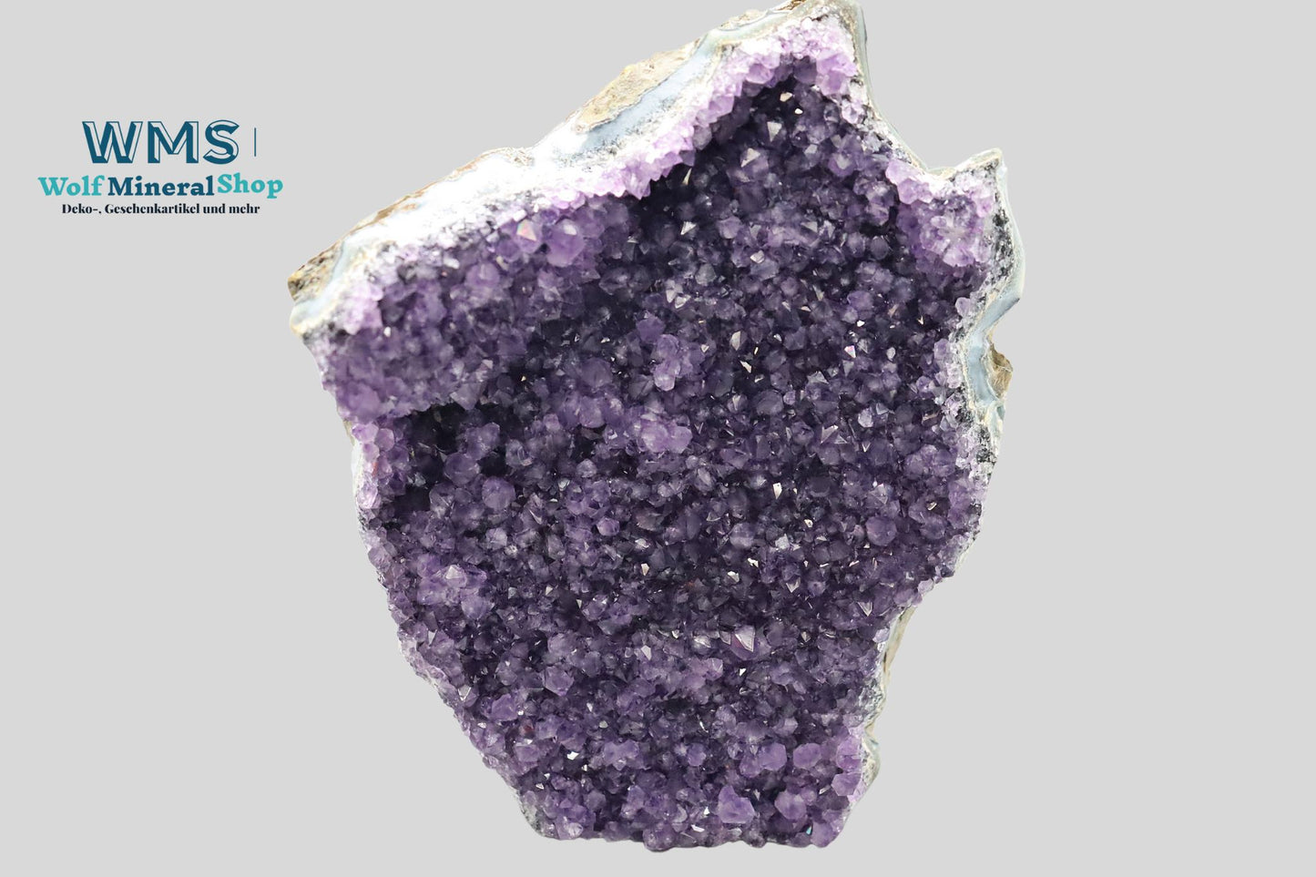Druse des Selbstvertrauen: Amethyst aus Uruguay