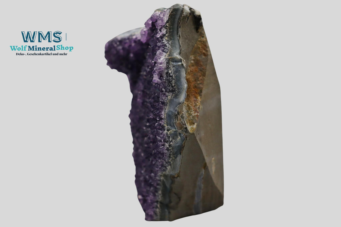 Druse des Selbstvertrauen: Amethyst aus Uruguay