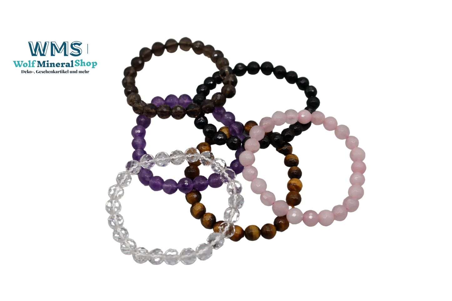 Kugelarmband Facettiert vers. Sorten