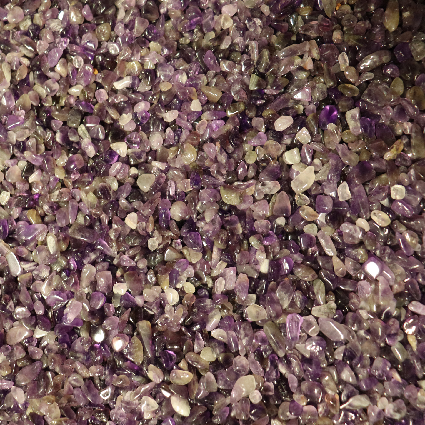 Stein des Selbstvertrauen: Amethyst Chips 6-9 mm
