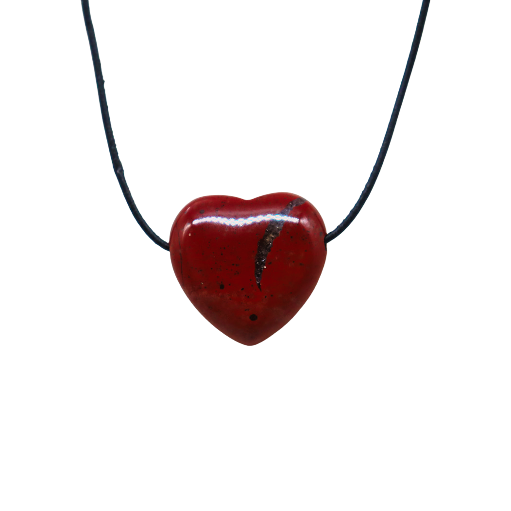 Herz der Vitalität: roter Jaspis