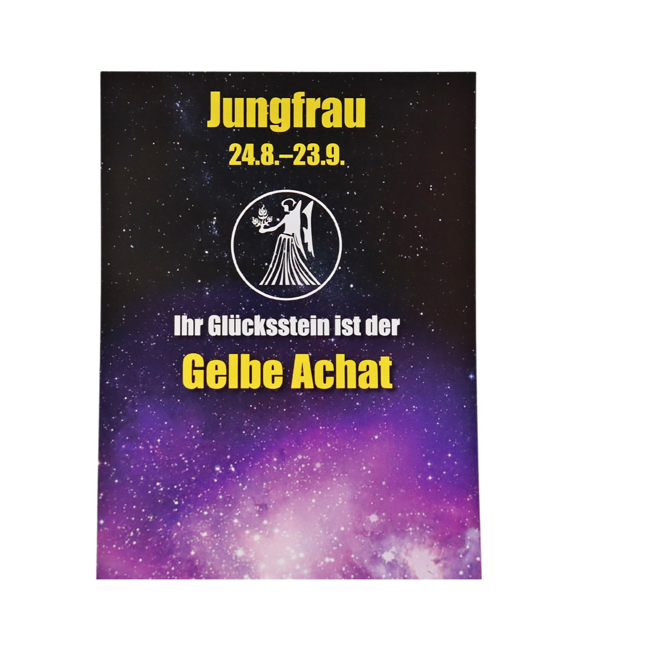 Glücksstein Jungfrau 24.08.-23.09.