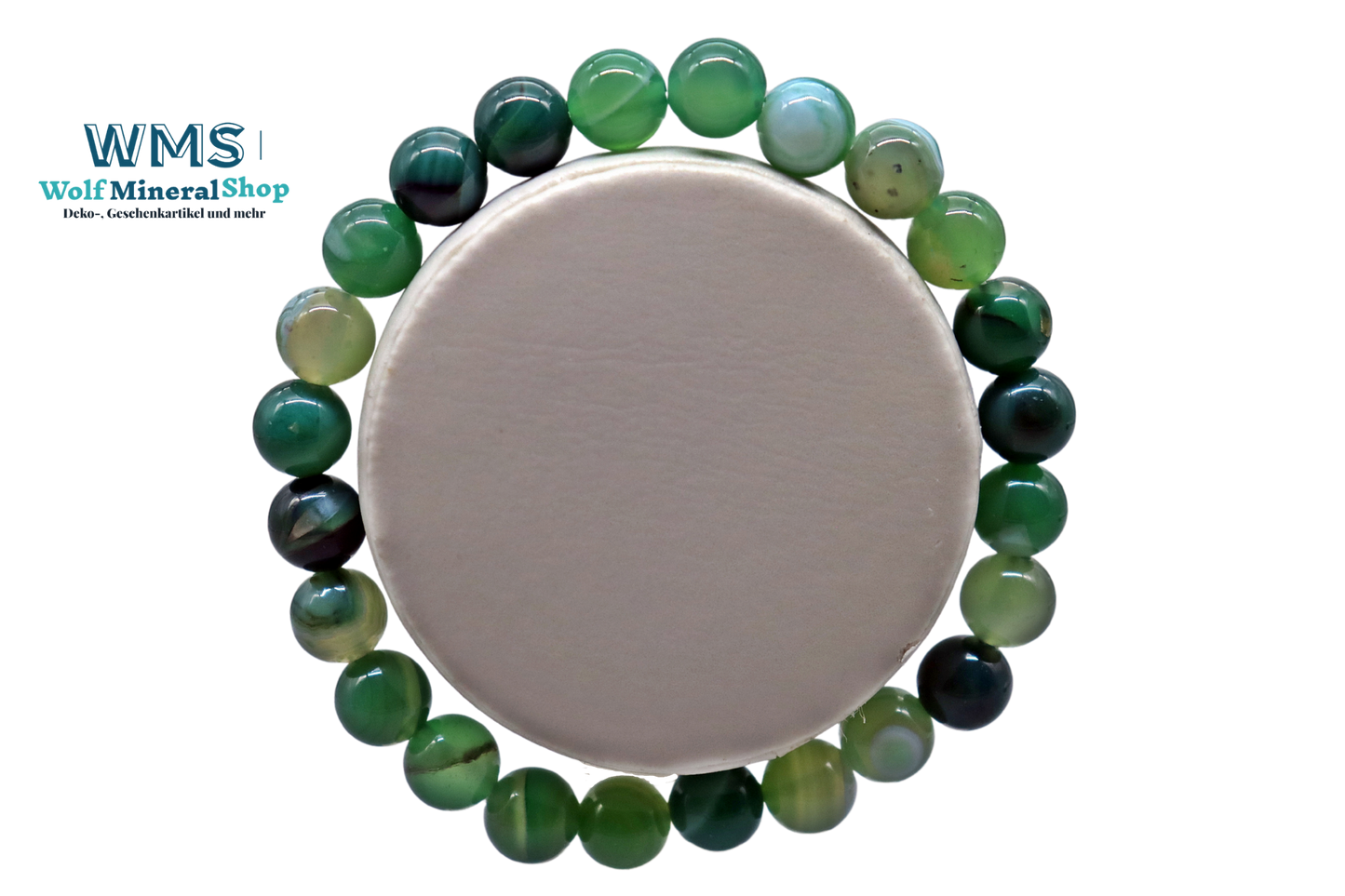 Kugelarmband Streifen Achat
