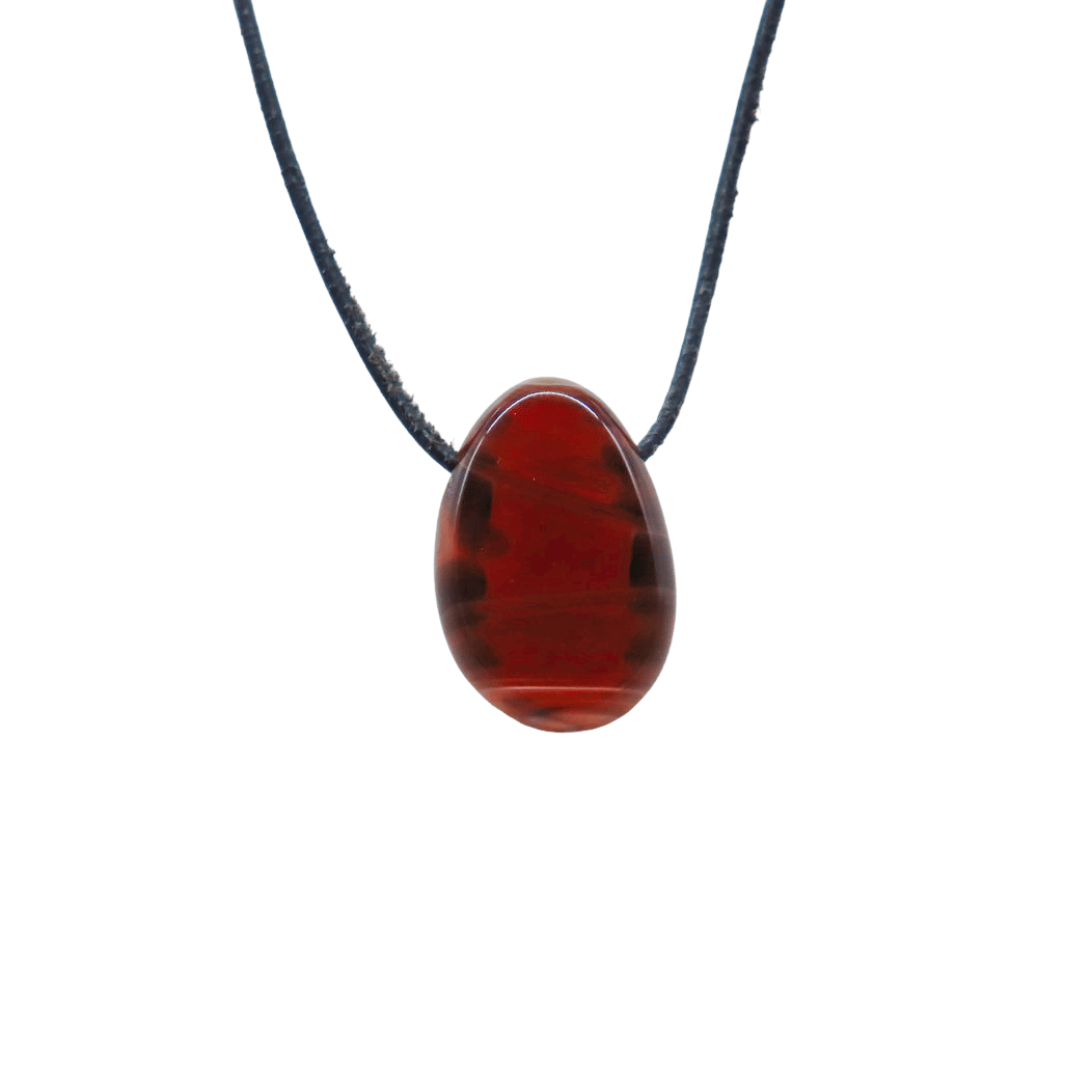 Anhänger der Balance: roter Streifenachat