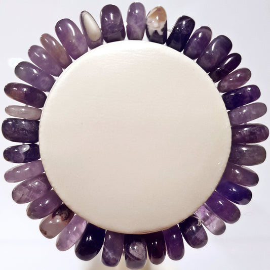 Scheibenarmband "Amethyst"