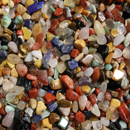 Trommelsteinchips 6- 9 mm - "A" Qualität - Steine aus aller Welt